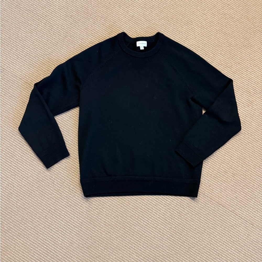 Club Monaco Men's Black Crewneck Sweater
